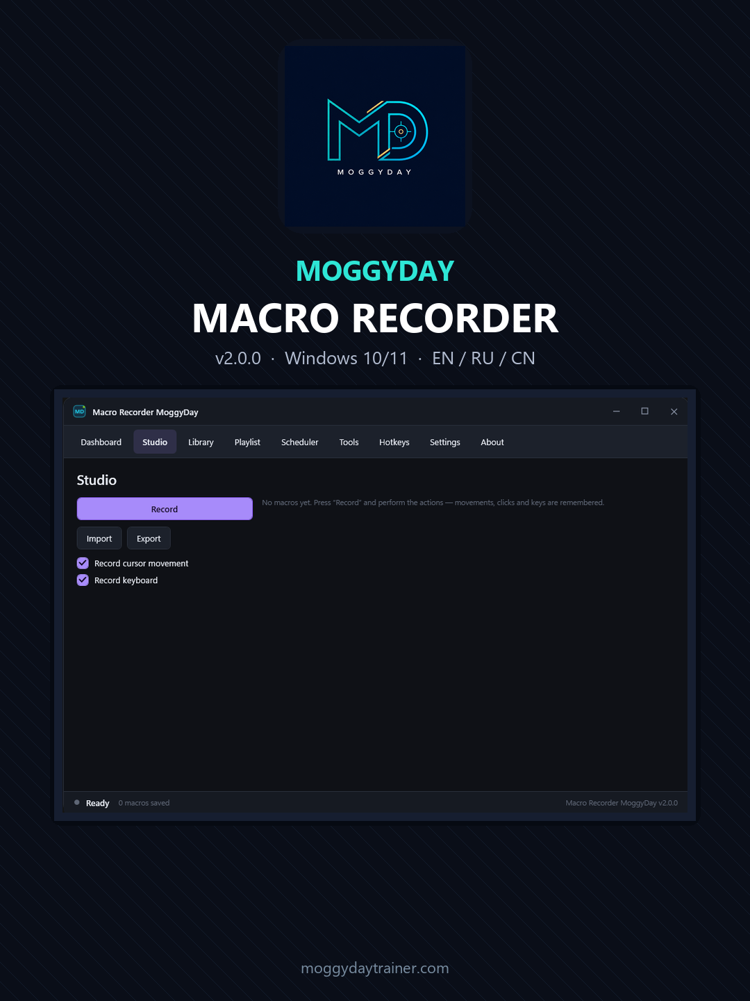 Macro Recorder MoggyDay