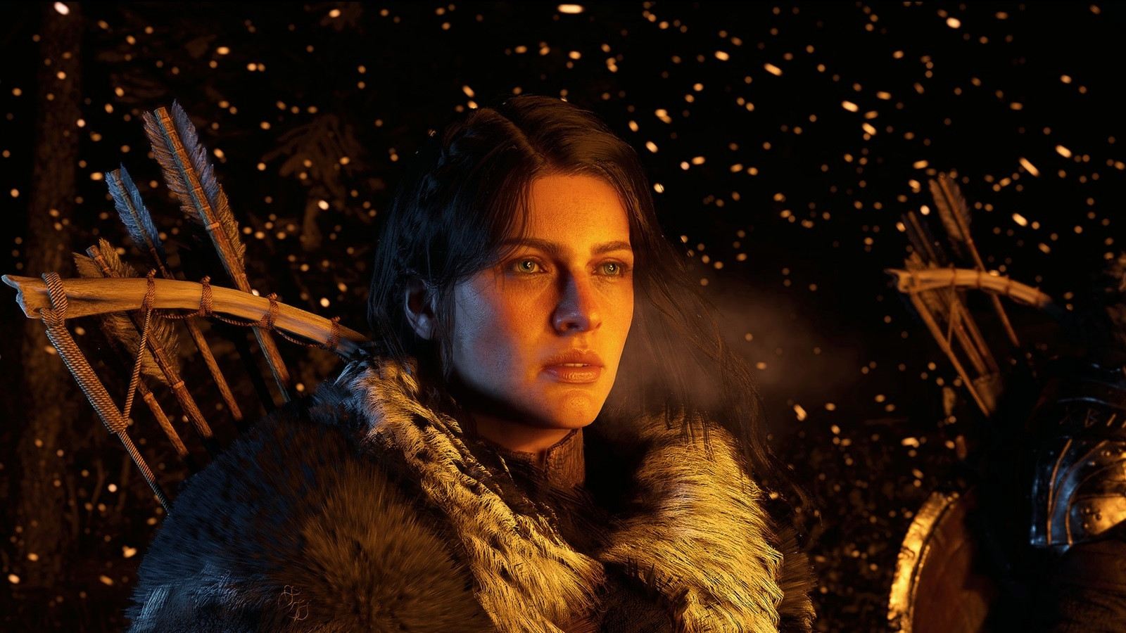 A Crimson Desert character with recorded voice acting