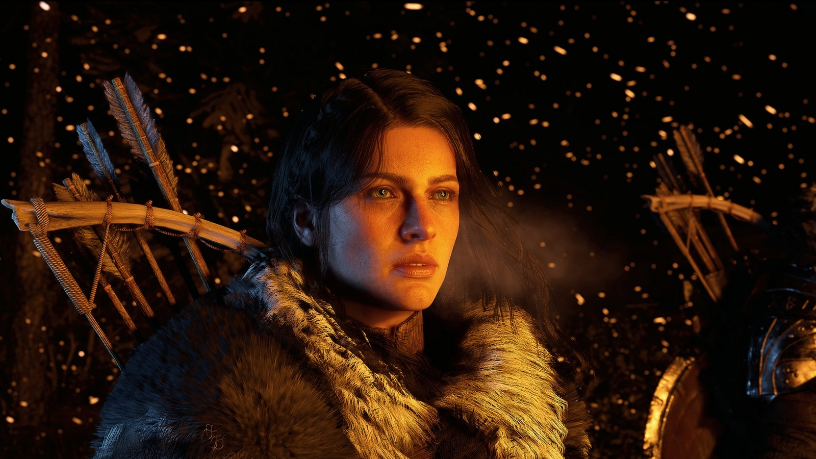 A Crimson Desert character with recorded voice acting