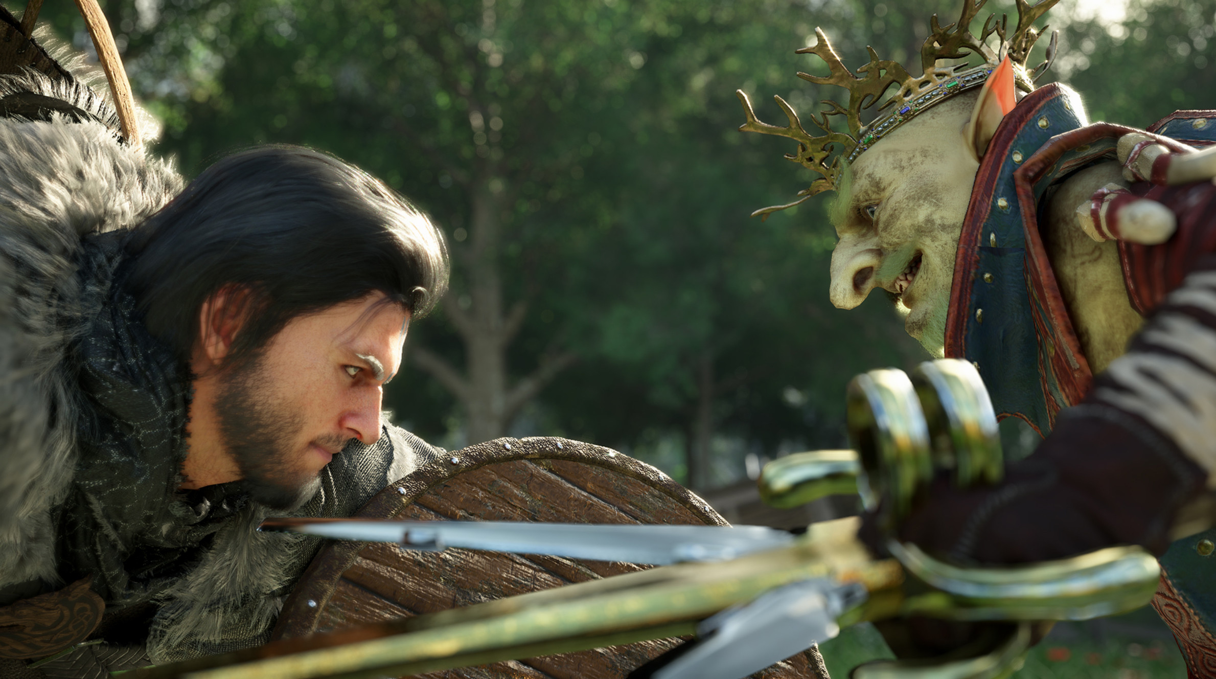 A combat shot from the leaked impressions