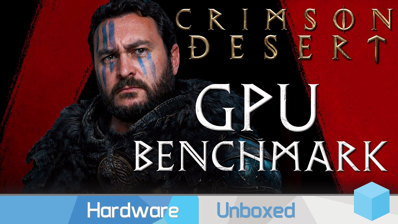 A frame from the Hardware Unboxed analysis