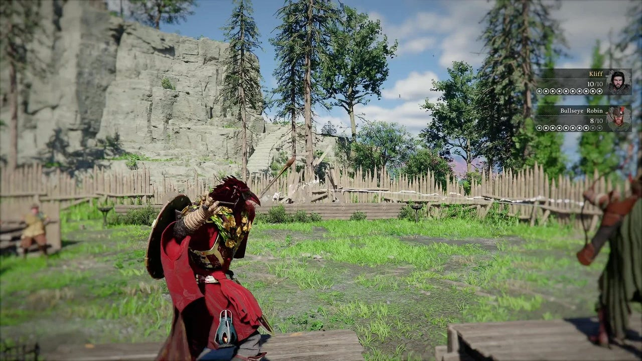 The target-shooting minigame