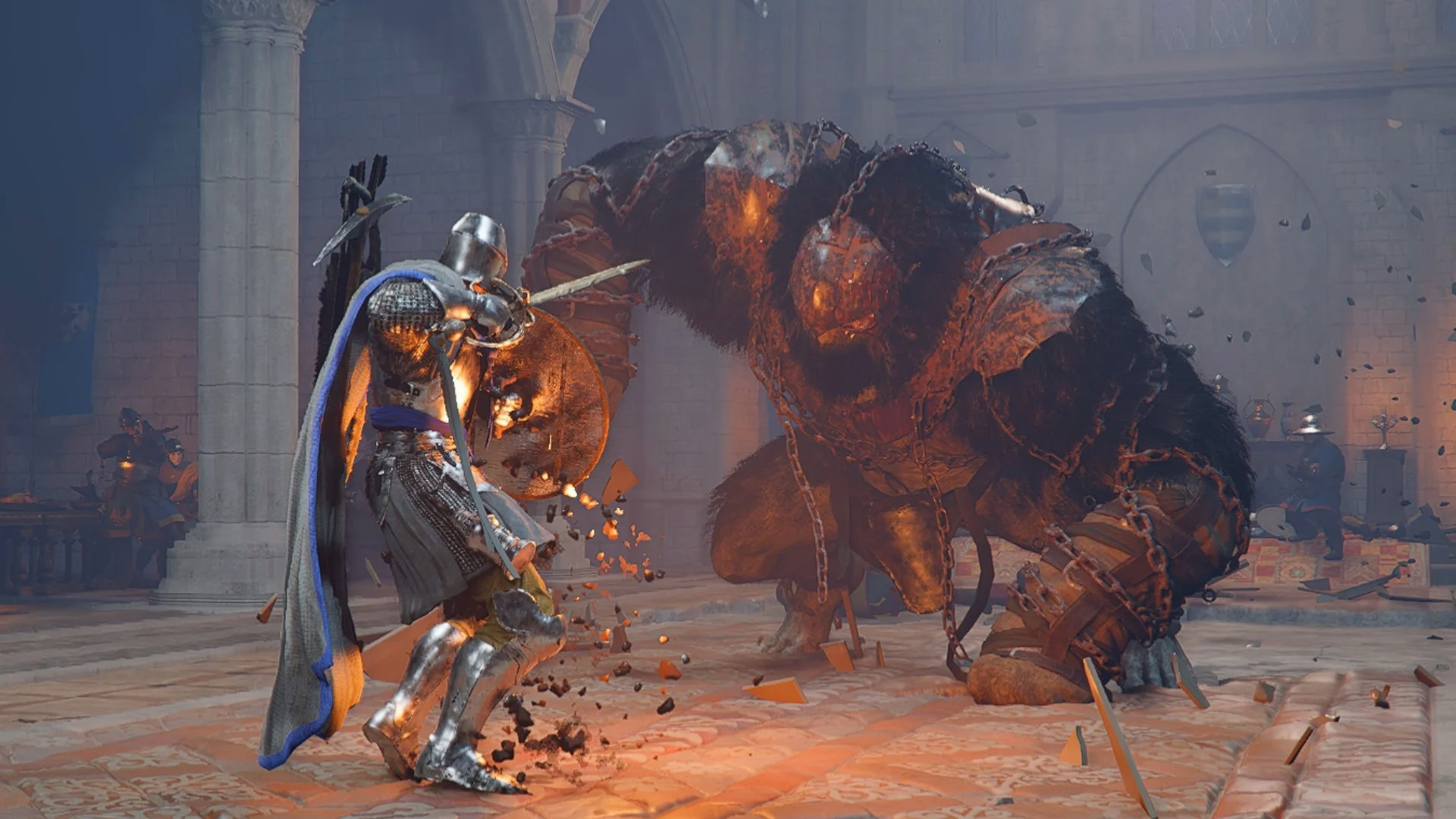 A boss fight