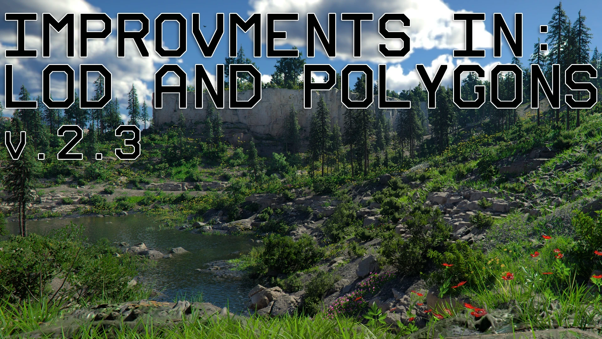 Grass after the detail mod