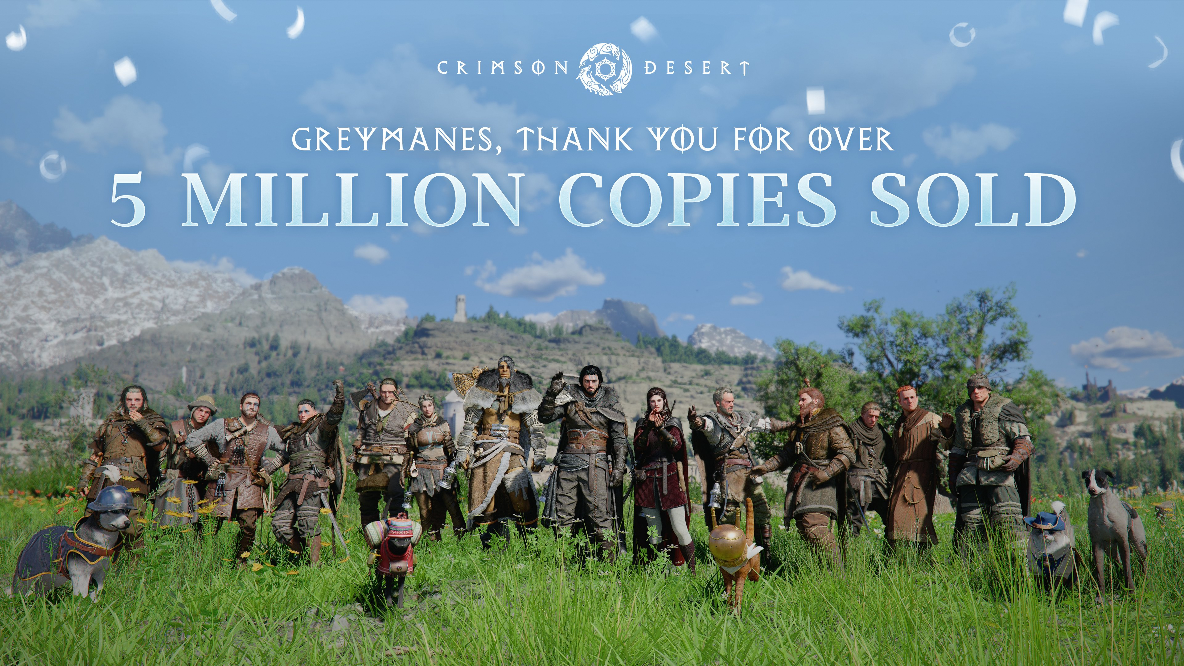 The five-million-copies announcement