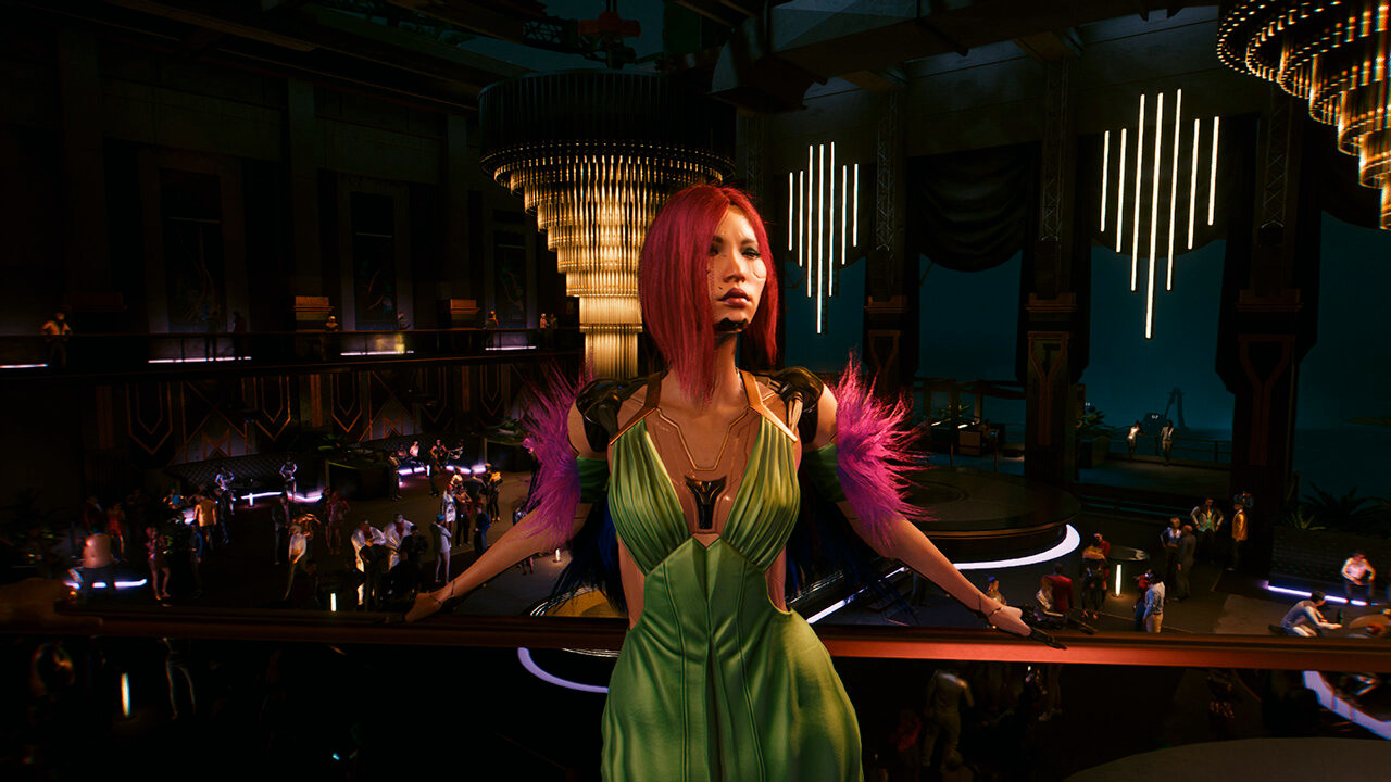 A scene from the Phantom Liberty spy story