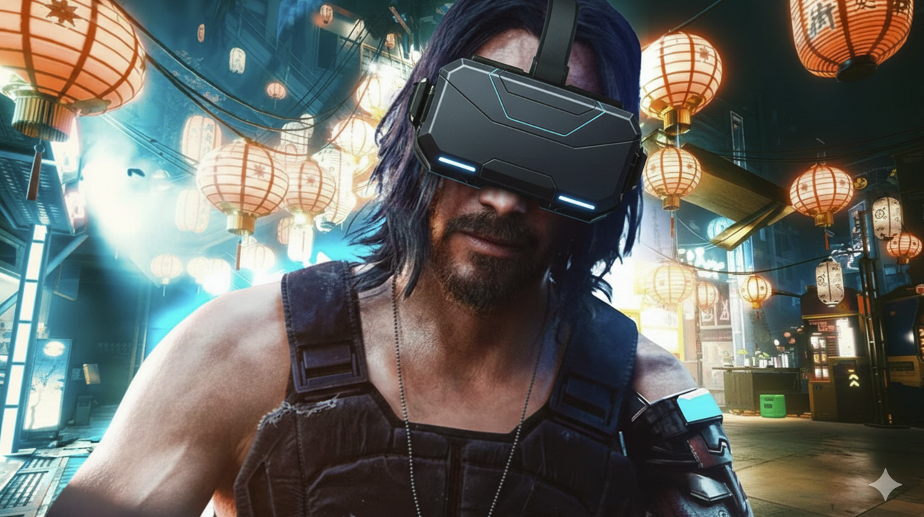 Cyberpunk 2077 artwork behind the VR mod dispute
