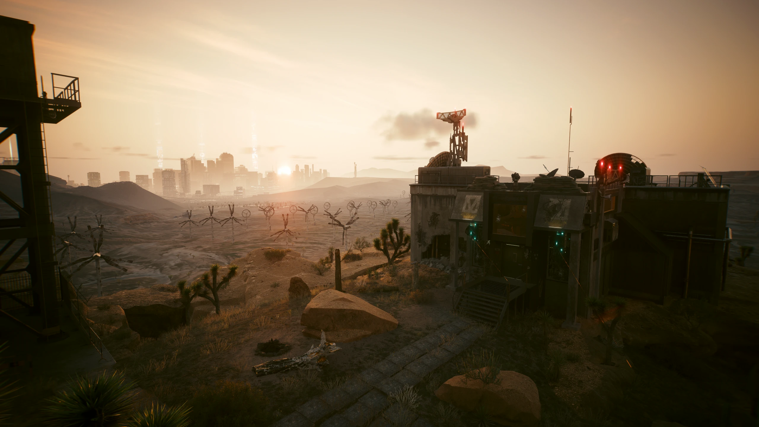 The APEX mod's new location in the Cyberpunk 2077 Badlands