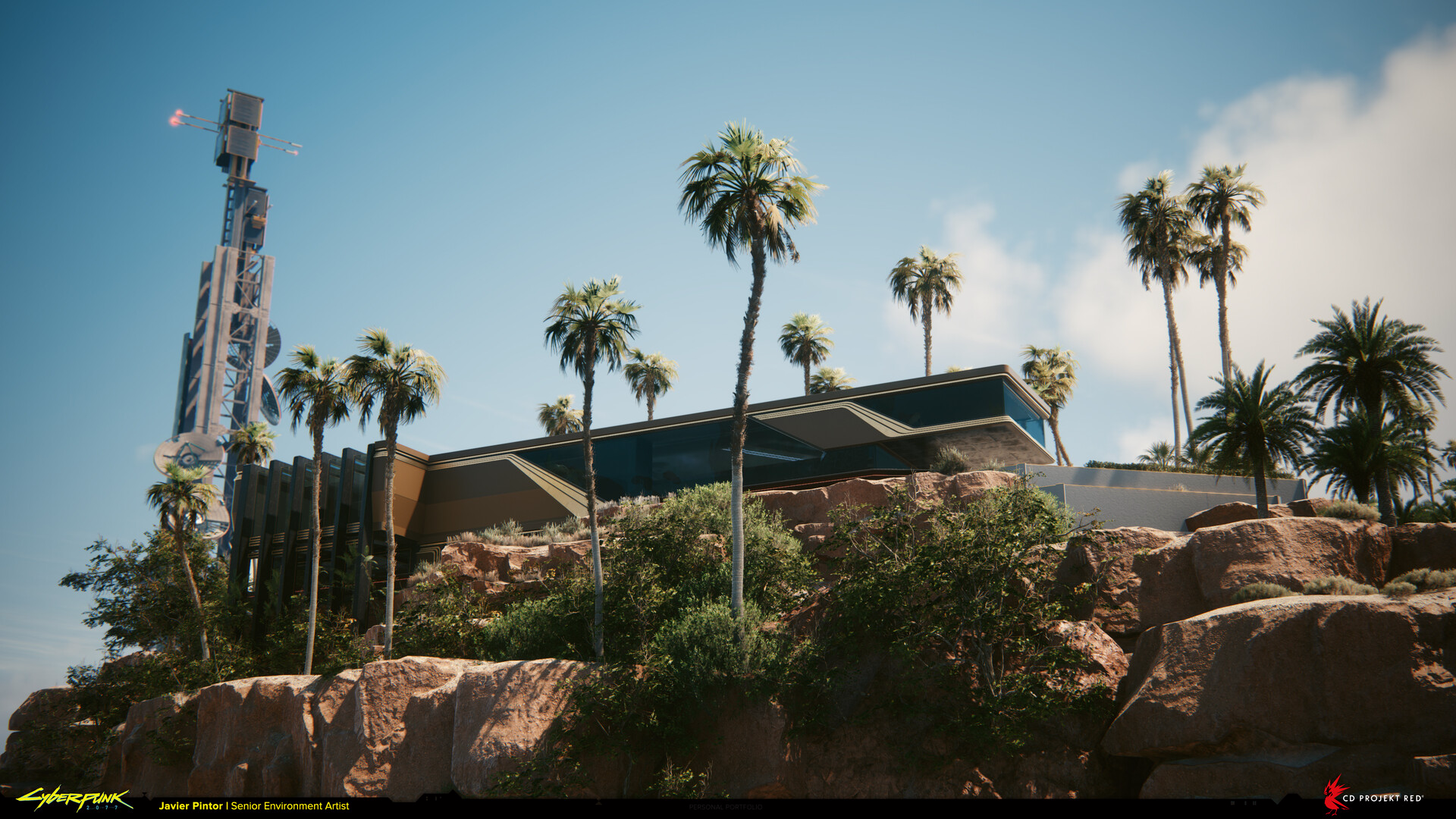 Kerry Eurodyne's villa in Cyberpunk 2077