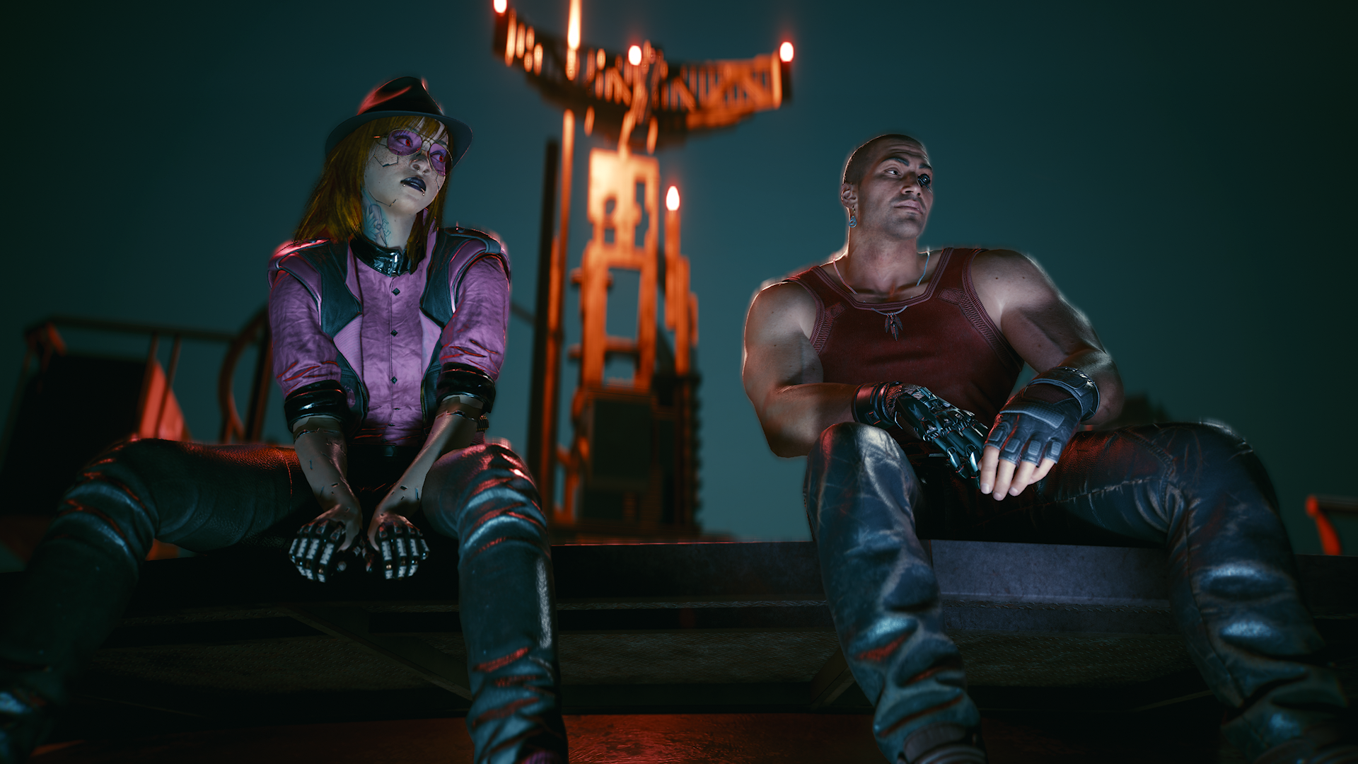 A grim scene from River's quest in Cyberpunk 2077