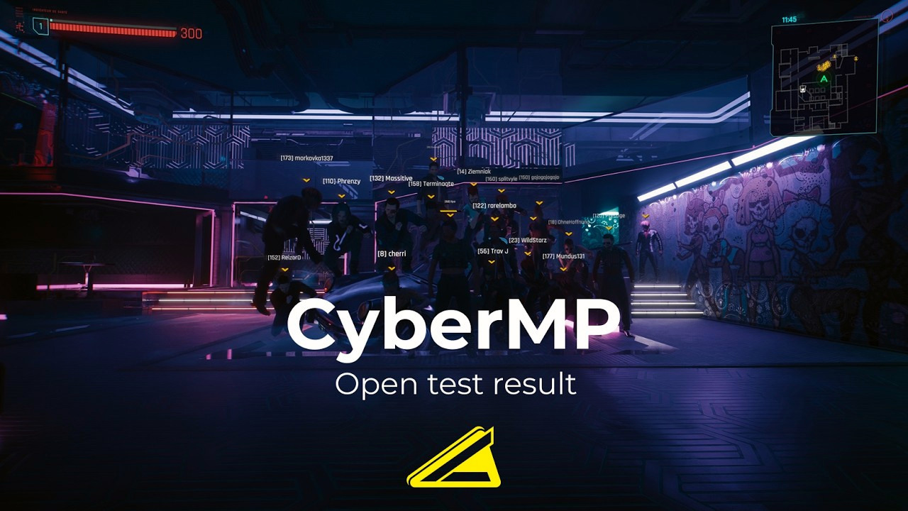 A shared CyberMP session in Night City