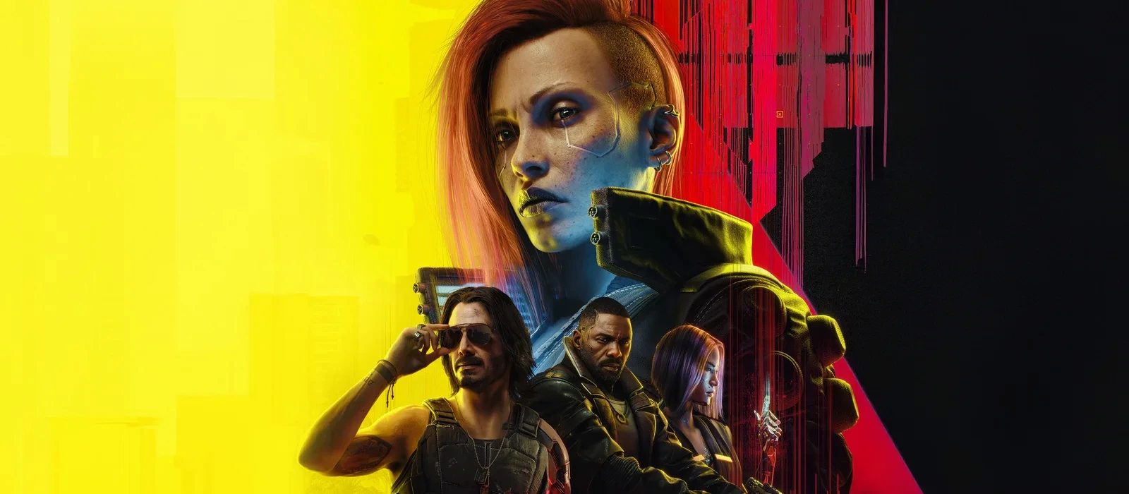 Announcement art for a live-action film in the Cyberpunk 2077 universe