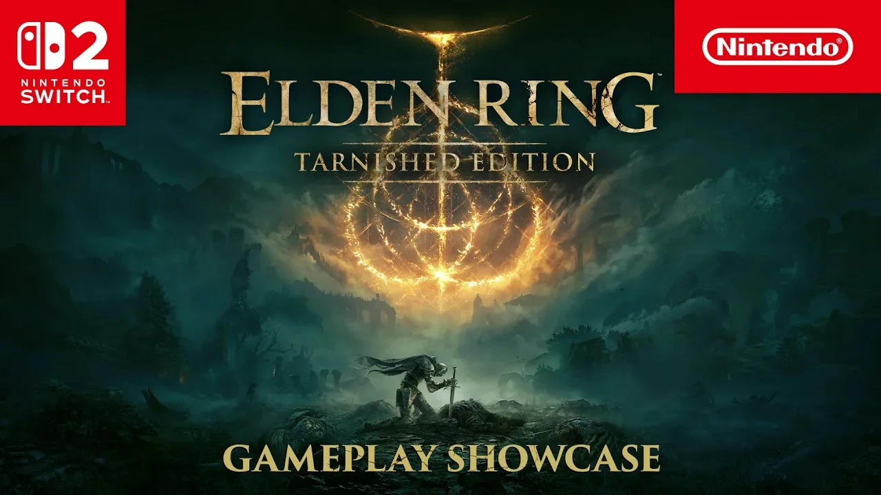 A frame from the Tarnished Edition gameplay trailer on Switch 2