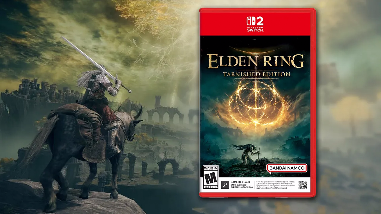 Elden Ring Tarnished Edition at the top of the Switch 2 chart