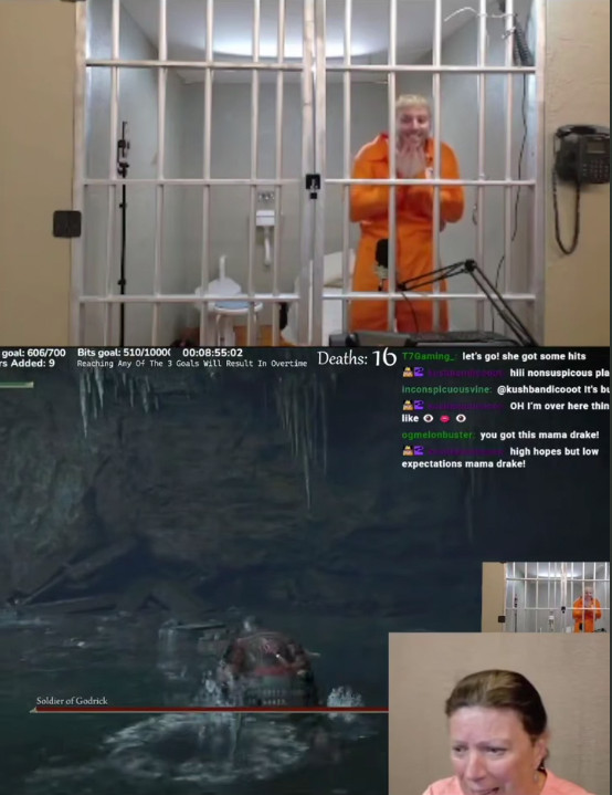 The fight with Margit, which the streamer's mother won after 240 deaths