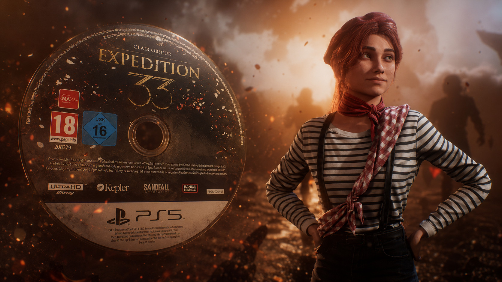 A physical copy of Clair Obscur: Expedition 33